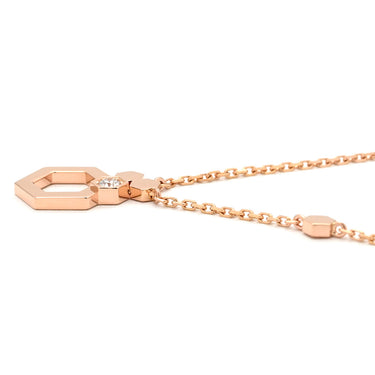 ショーメ CHAUMET ビー ドゥ ショーメ ハニカム ピンクゴールド K18PG ダイヤモンド ネックレス Bee My Love ダイヤモンド