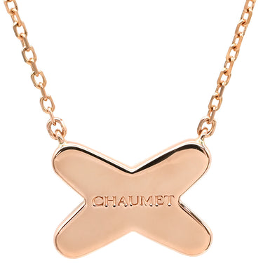 ショーメ CHAUMET ジュ ドゥ リアン ダイヤ ペンダント 083221 ピンクゴールド K18PG ダイヤモンド ネックレス 750 18K PG ブリリアントカット