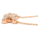 ショーメ CHAUMET ジュ ドゥ リアン ダイヤ ペンダント 083221 ピンクゴールド K18PG ダイヤモンド ネックレス 750 18K PG ブリリアントカット
