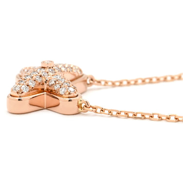 ショーメ CHAUMET ジュ ドゥ リアン ダイヤ ペンダント 083221 ピンクゴールド K18PG ダイヤモンド ネックレス 750 18K PG ブリリアントカット