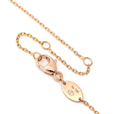 ショーメ CHAUMET ジュ ドゥ リアン ダイヤ ペンダント 083221 ピンクゴールド K18PG ダイヤモンド ネックレス 750 18K PG ブリリアントカット