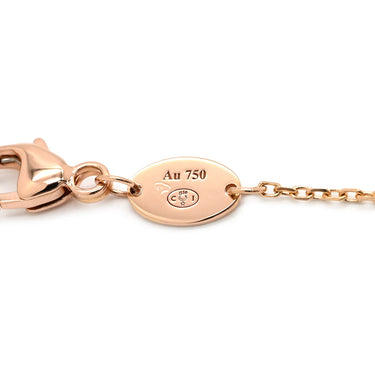 ショーメ CHAUMET ジュ ドゥ リアン ダイヤ ペンダント 083221 ピンクゴールド K18PG ダイヤモンド ネックレス 750 18K PG ブリリアントカット