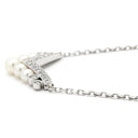 ショーメ CHAUMET ジョゼフィーヌ エグレット 084966 ホワイトゴールド K18WG ダイヤモンド アコヤパール ネックレス K18 750 ダイヤモンド アコヤパール