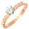 ショーメ CHAUMET ビー ドゥ ショーメ ソリテール J4NG00 ピンクゴールド K18PG #51(JP11) リング 指輪 Bee My Love ダイヤ 10.5号