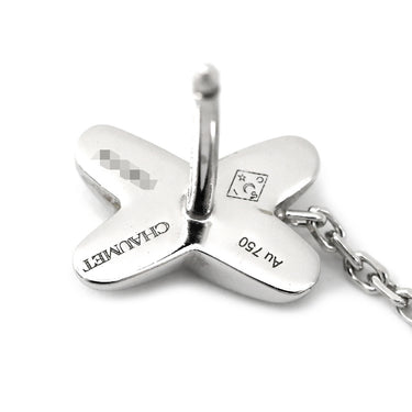 ショーメ CHAUMET ジュ ドゥ リアン ダイヤ ホワイトゴールド K18WG ダイヤモンド ピアス 750 18K WG