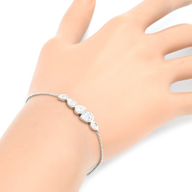 ショーメ CHAUMET ジョゼフィーヌ ロンド デグレット 083861 ホワイトゴールド K18WG ダイヤモンド ブレスレット ダイヤモンド ブリリアントカット 16石
