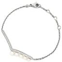 ショーメ CHAUMET ジョゼフィーヌ エグレット パールホワイト×ホワイトゴールド K18WG ダイヤモンド パール ブレスレット JOSEPHINE ダイヤモンド 5Pパール
