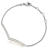 ショーメ CHAUMET ジョゼフィーヌ エグレット パールホワイト×ホワイトゴールド K18WG ダイヤモンド パール ブレスレット JOSEPHINE ダイヤモンド 5Pパール