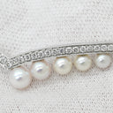 ショーメ CHAUMET ジョゼフィーヌ エグレット パールホワイト×ホワイトゴールド K18WG ダイヤモンド パール ブレスレット JOSEPHINE ダイヤモンド 5Pパール