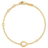 ブシュロン BOUCHERON セルパンボエム ブレスレット エクストラスモール JBT00808 パールホワイトXイエローゴールド K18YG ダイヤモンド マザーオブパール ブレスレット 白 シェル 1Pダイヤ XS