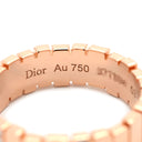 クリスチャン・ディオール Christian Dior ジェム ディオール JGEM95025 ピンクゴールド K18PG ダイヤモンド #53(JP13) リング 指輪 GEM DIOR Au750 K18 PG 12.5号