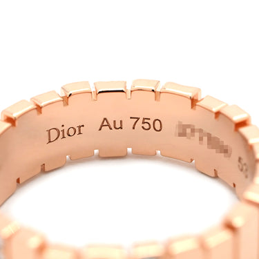 クリスチャン・ディオール Christian Dior ジェム ディオール JGEM95025 ピンクゴールド K18PG ダイヤモンド #53(JP13) リング 指輪 GEM DIOR Au750 K18 PG 12.5号