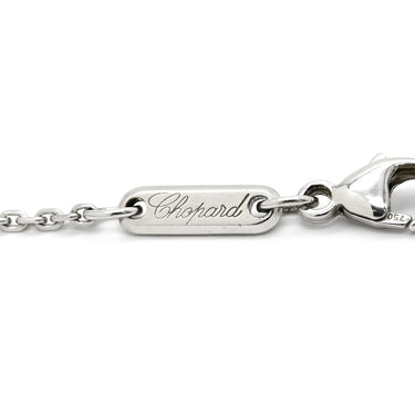 ショパール CHOPARD ハッピーアモーレ ホワイトゴールド K18WG ダイヤモンド ネックレス K18 18K WG ダイヤモンド 1P 1粒 ハート スウィング