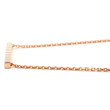 ショパール CHOPARD アイスキューブ ローズゴールド K18PG ネックレス ピンクゴールド 750 PG RG 18K バー