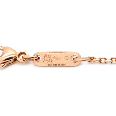 ショパール CHOPARD アイスキューブ ローズゴールド K18PG ネックレス ピンクゴールド 750 PG RG 18K バー