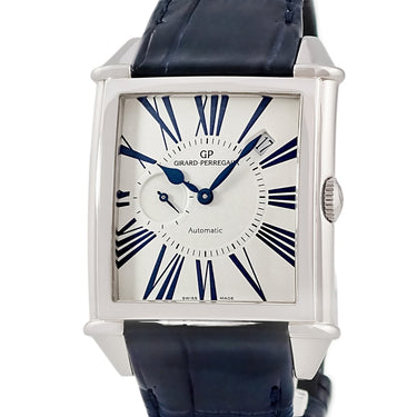 腕時計 ジラールペルゴ GIRARD PERREGAUX ヴィンテージ 1945 ジャパンブルー 25835-11-1901-BB4A 自動巻き メンズ OH済 スモセコ 日本限定