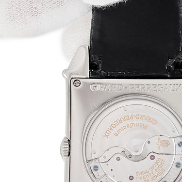 腕時計 ジラールペルゴ GIRARD PERREGAUX ヴィンテージ 1945 ジャパンブルー 25835-11-1901-BB4A 自動巻き メンズ OH済 スモセコ 日本限定