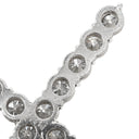 ノンブランド NON BRAND ダイヤモンド 2.06ct クロスペンダント プラチナシルバー Pt900 ダイヤモンド Pt850(チェーン) ネックレス 十字架 CROSS 11石 11P 11粒 ラウンドブリリアント