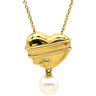 ティファニー Tiffany & Co ハート&アロー パールホワイト×イエローゴールド K18YG ネックレス T＆Co. 18K 750 YG