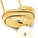 ティファニー Tiffany & Co ハート&アロー パールホワイト×イエローゴールド K18YG ネックレス T＆Co. 18K 750 YG