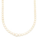 ミキモト MIKIMOTO パール パールホワイト×シルバー パール シルバー ネックレス MIKIMOTO 真珠 SV