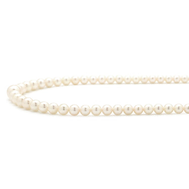 ミキモト MIKIMOTO パール パールホワイト×シルバー パール シルバー ネックレス MIKIMOTO 真珠 SV
