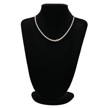 ミキモト MIKIMOTO パール パールホワイト×シルバー パール シルバー ネックレス MIKIMOTO 真珠 SV