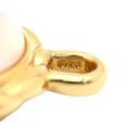 タサキ TASAKI パール フープ ホワイト×イエローゴールド K18YG パール ピアス 真珠 1P 1粒 Au750 18K 18金 スウィング