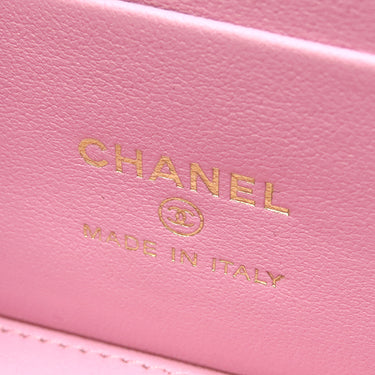 シャネル CHANEL マトラッセ バニティバッグ AP3204 ピンク キャビアスキン ショルダーバッグ ヴィンテージ金具 ココマーク