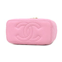 シャネル CHANEL マトラッセ バニティバッグ AP3204 ピンク キャビアスキン ショルダーバッグ ヴィンテージ金具 ココマーク