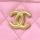 シャネル CHANEL マトラッセ バニティバッグ AP3204 ピンク キャビアスキン ショルダーバッグ ヴィンテージ金具 ココマーク