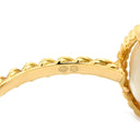 ブシュロン BOUCHERON セルパンボエム JRG02705 ホワイト×イエローゴールド K18YG マザーオブパール #53(JP13) リング 指輪 18K マザーオブパール 12号