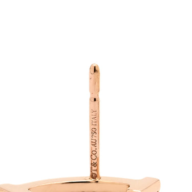ティファニー Tiffany & Co Ｔスマイル ミニ ダイヤ 60150743 ローズゴールド K18PG ダイヤモンド ピアス ピンクゴールド T&Co. 750 18K RG PG