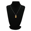ダミアーニ DAMIANI アカデミア プレート ネックレス 20022300 ピンクゴールド×ホワイトゴールド K18PG ダイヤモンド K18WG ネックレス Au750 18K PG 3Pダイヤ アッカデミア
