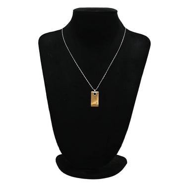 ダミアーニ DAMIANI アカデミア プレート ネックレス 20022300 ピンクゴールド×ホワイトゴールド K18PG ダイヤモンド K18WG ネックレス Au750 18K PG 3Pダイヤ アッカデミア