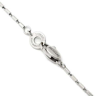 ダミアーニ DAMIANI アカデミア プレート ネックレス 20022300 ピンクゴールド×ホワイトゴールド K18PG ダイヤモンド K18WG ネックレス Au750 18K PG 3Pダイヤ アッカデミア