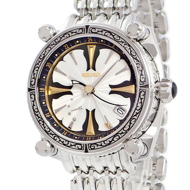 腕時計 セイコー SEIKO ガランテ スプリングドライブ GMT 美女と野獣 SBLA061 5R66-0AV0 自動巻き メンズ スプリングドライブ 限定