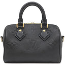 ルイヴィトン LOUIS VUITTON スピーディ バンドリエール 20 M58953 ノワール モノグラムアンプラント 2WAYバッグ ゴールド金具 黒