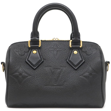 ルイヴィトン LOUIS VUITTON スピーディ バンドリエール 20 M58953 ノワール モノグラムアンプラント 2WAYバッグ ゴールド金具 黒
