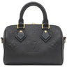 ルイヴィトン LOUIS VUITTON スピーディ バンドリエール 20 M58953 ノワール モノグラムアンプラント 2WAYバッグ ゴールド金具 黒