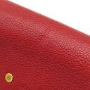 ルイヴィトン LOUIS VUITTON サン プラシード M43713 スリーズ モノグラムキャンバス レザー ショルダーバッグ ゴールド金具 茶 赤 チェーンバッグ