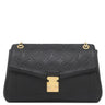 ルイヴィトン LOUIS VUITTON サンジェルマン PM M48931 ノワール モノグラムアンプラント ショルダーバッグ ゴールド金具 黒