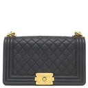 シャネル CHANEL ボーイシャネル25 A67086 ブラック キャビアスキン ショルダーバッグ ゴールド金具 黒 チェーンバッグ