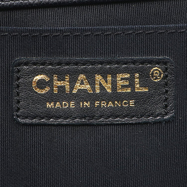 シャネル CHANEL ボーイシャネル25 A67086 ブラック キャビアスキン ショルダーバッグ ゴールド金具 黒 チェーンバッグ