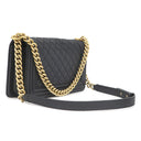 シャネル CHANEL ボーイシャネル25 A67086 ブラック キャビアスキン ショルダーバッグ ゴールド金具 黒 チェーンバッグ