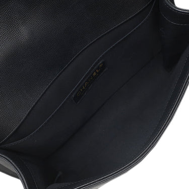 シャネル CHANEL ボーイシャネル25 A67086 ブラック キャビアスキン ショルダーバッグ ゴールド金具 黒 チェーンバッグ