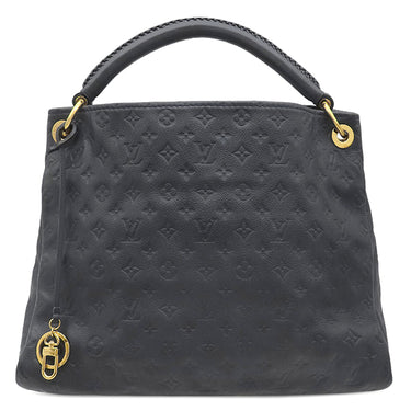 ルイヴィトン LOUIS VUITTON アーツィーMM M93448 アンフィニ モノグラムアンプラント ハンドバッグ ゴールド金具 トート 紺