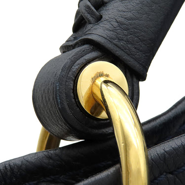 ルイヴィトン LOUIS VUITTON アーツィーMM M93448 アンフィニ モノグラムアンプラント ハンドバッグ ゴールド金具 トート 紺