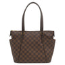 ルイヴィトン LOUIS VUITTON トータリーPM N41282 ダミエエベヌ ダミエキャンバス トートバッグ ゴールド金具 ショルダー 肩掛け 茶