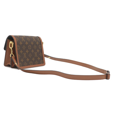 ルイヴィトン LOUIS VUITTON ドーフィーヌ MINI M45959 モノグラムリバース モノグラムキャンバス モノグラムリバースキャンバス ショルダーバッグ ゴールド金具 茶